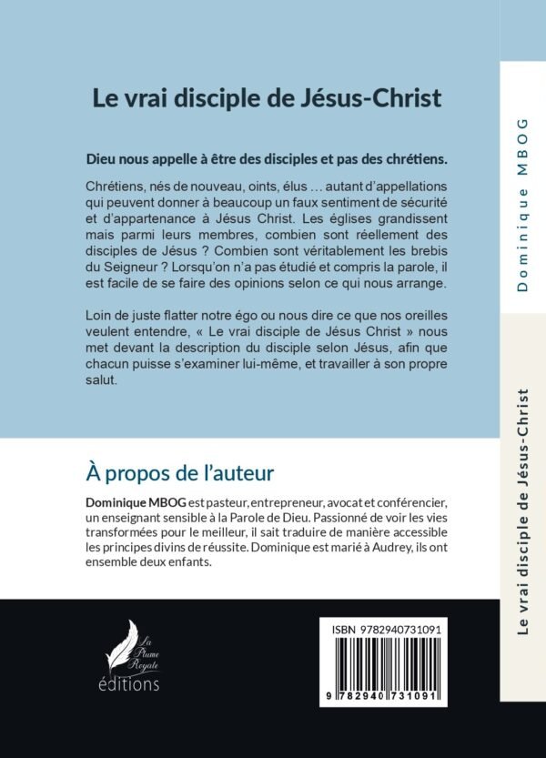 LE VRAI DISCIPLE DE JÉSUS CHRIST