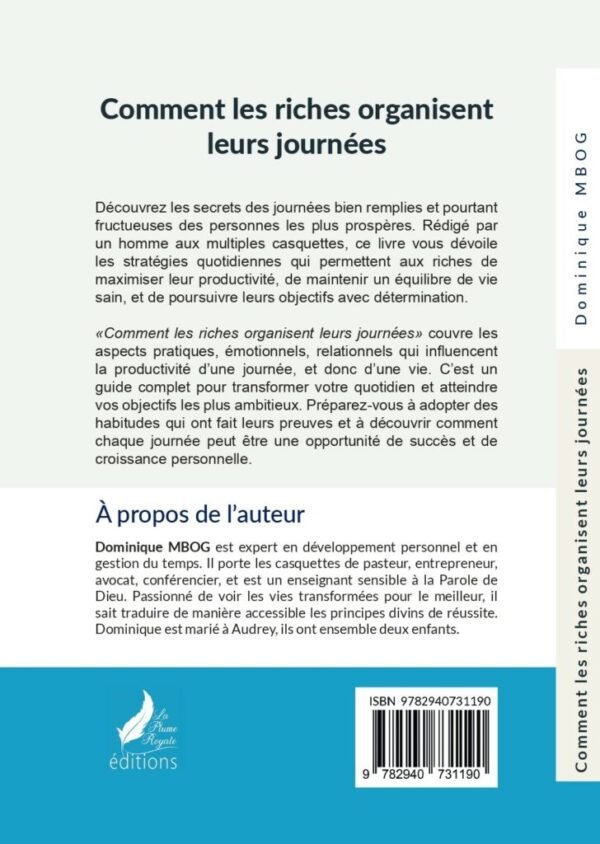 COMMENT LES RICHES ORGANISENT LEURS JOURNÉES