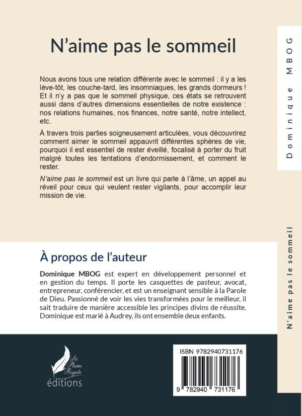 N’AIME PAS LE SOMMEIL
