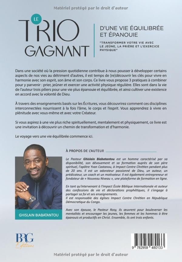 Le trio gagnant d'une vie équilibrée et épanouie