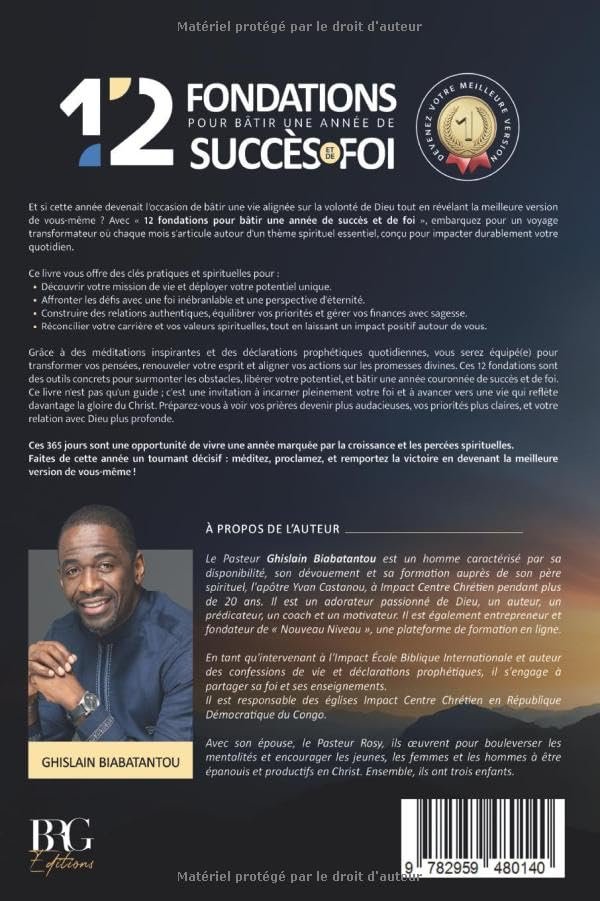 61yjilJqzeL 12 fondations pour bâtir une année de succès et de foi
